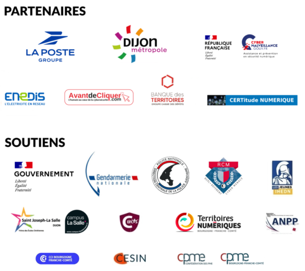 RCyber Bourgogne-Franche-Comté Partenaires-Soutiens