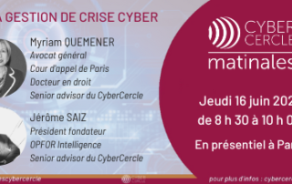 Matinale CyberCercle - gestion de crise cyber