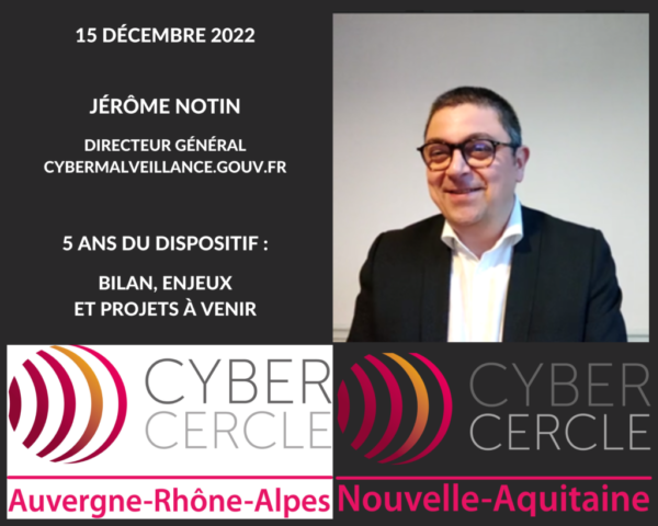 Jérôme Notin - Matinale CyberCercle Régions