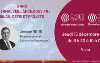 Matinale CyberCercle en région - 15 décembre 2022