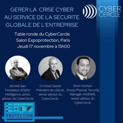 Table ronde CyberCercle Expoprotection 2022