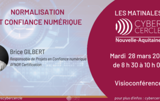 Matinale CyberCercle Nouvelle-Aquitaine, 28 mars 2023