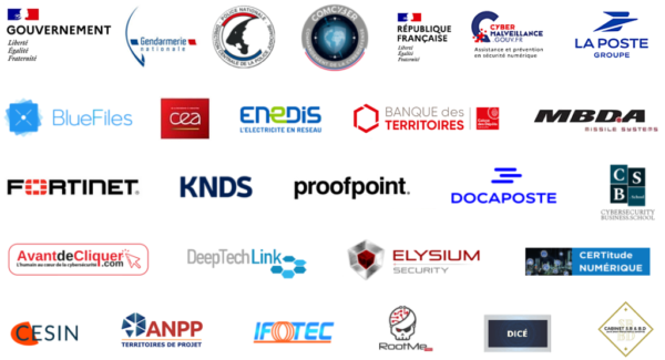 Partenaires et soutiens des Matinales du CyberCercle Paris 2023