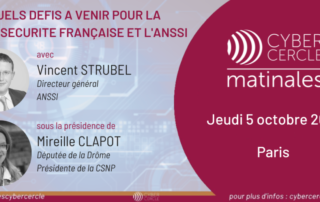 Matinale CyberCercle - Mireille Clapot - Vincent Strubel