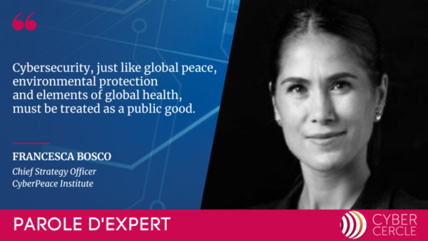 Francesca BOSCO, CyberPeace Institute - Parole d'Expert CyberCercle