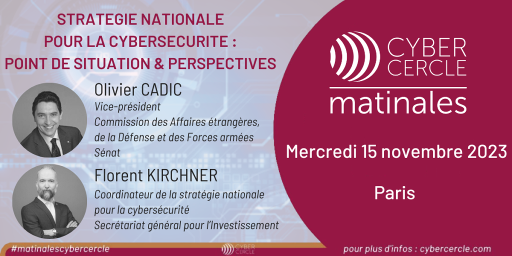 Matinale CyberCercle - 15 novembre 2023