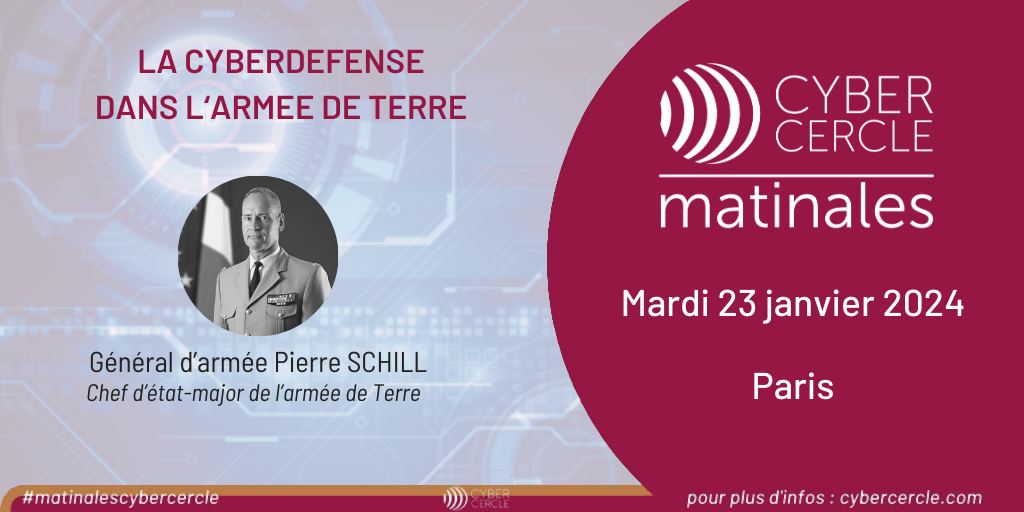 Matinale du CyberCercle Paris - janvier 2024