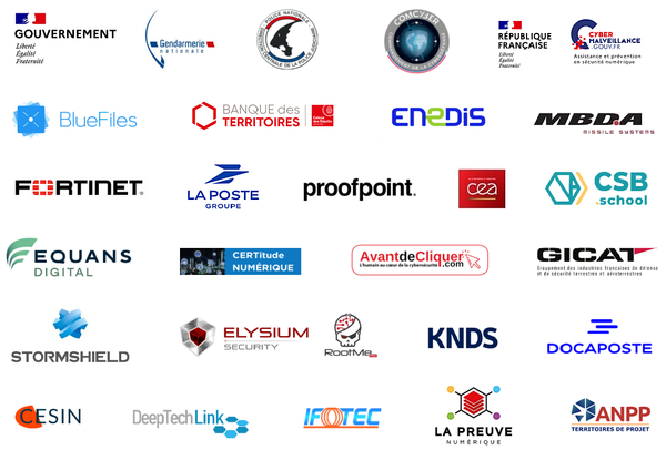 Partenaires et soutiens des Matinales du CyberCercle à Paris 2024