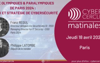 Matinale CyberCercle 2024 - Franz Regul, Philippe Latombe