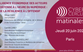 Matinale CyberCercle Paris, le 20 juin 2024