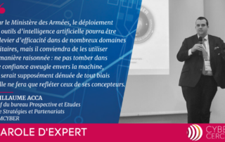 Parole d'Expert Guillaume ACCA, COMCYBER - CyberCercle, le 13 décembre 2024