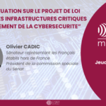 Un échange privilégié avec le Président de la commission spéciale du Sénat
Un rendez-vous réservé à nos invités et à nos partenaires.
Si vous souhaitez y être invité ou connaître les conditions de participation, vous pouvez envoyer un mail à contact [@] cybercercle.com