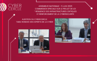 Audition du CyberCercle à l'Assemblée Nationale le 5 juin 2025