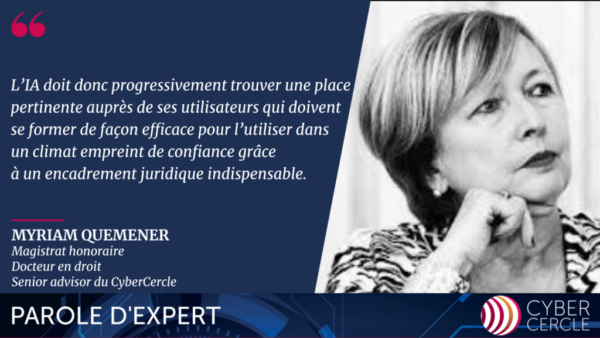Parole d'Expert CyberCercle - Myriam QUEMENER, le 5 juin 2026
